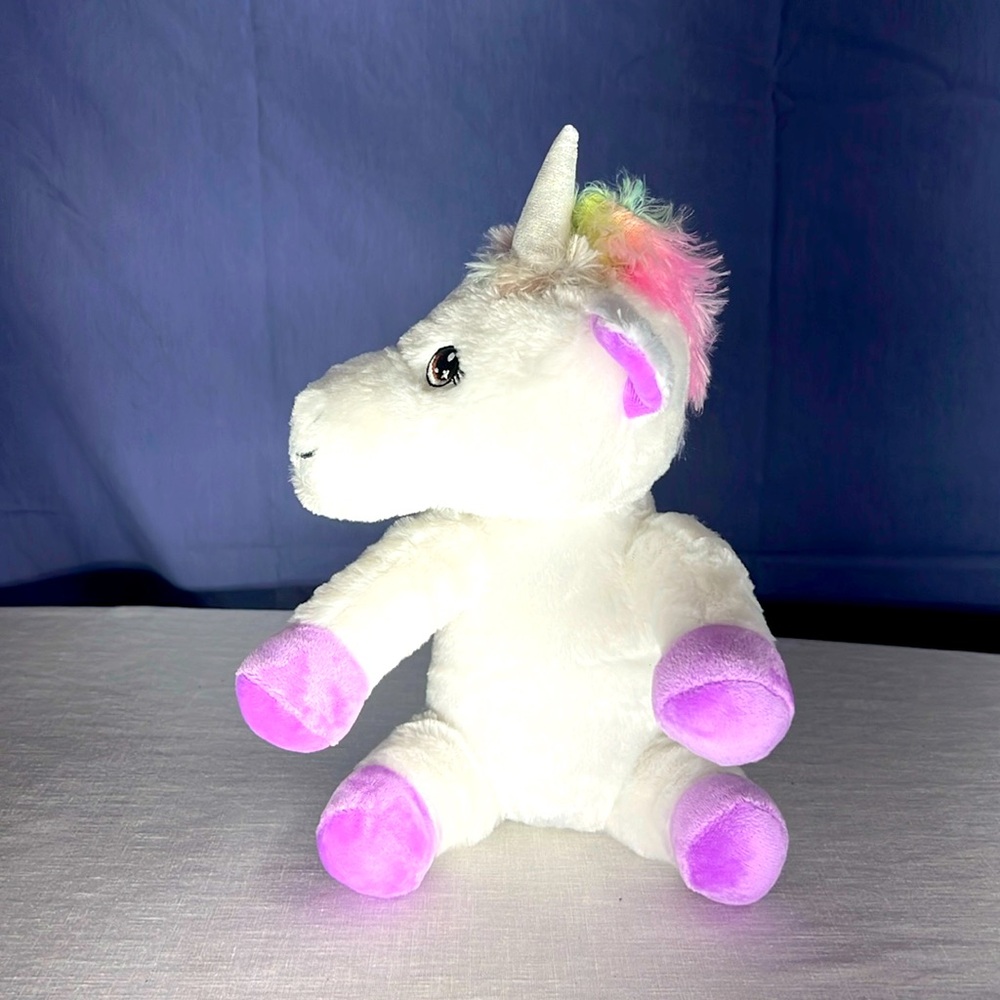 π Progressive Plush Mira white Unicorn NWT gift tag on it